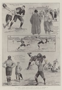 Fotbollsmatchen North v South i Bristol den 15 december av Ralph Cleaver