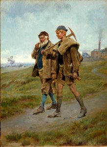 Går hem, 1888 av Ralph Hedley