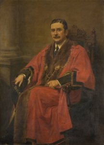 Porträtt av Alderman John Robert Lawson, J.P. av Ralph Hedley