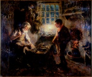Skomakarens butik, 1909