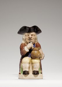 Staffordshire krämgods Toby-kanna, ca 1785 av Ralph Junior Wood