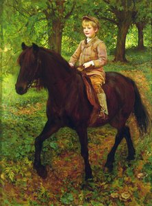 Genom skogen (olja på duk)