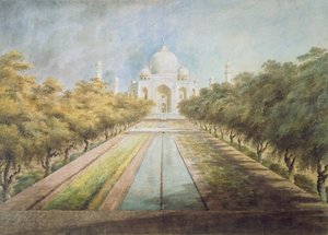Taj Mahal (akvarell på papper)