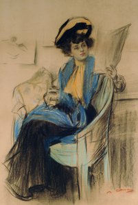 Mademoiselle Clo-Clo (pastell på papper)
