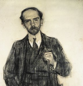 Porträtt av Pio Baroja. c.1904 - 1905 (teckning)
