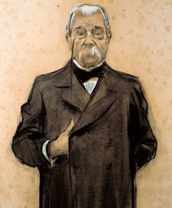 Porträtt av Manuel Duran av Ramon Casas i Carbo