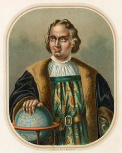 Christopher Columbus med jordklotet