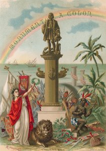 Frontispice till boken om Columbus