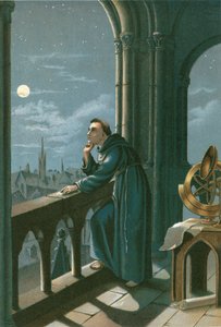Roger Bacon i sitt observatorium i Oxford