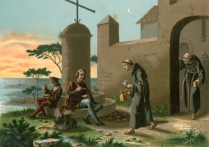 Columbus ankomst till La Rabida