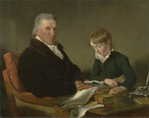 Francis Noel Clarke Mundy och hans barnbarn, William Mundy