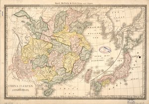 Kina och Japan LOC 2006458430 av Rand McNally and Company