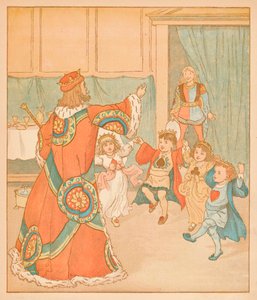The King of Hearts, Called for those Tarts, 1880. av Randolph Caldecott