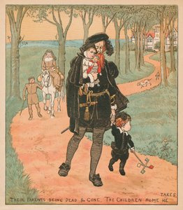 Deras föräldrar är döda och borta, Barnhemmet han tar, c1878.