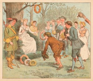 ...de gick till en båge..., c1885, 1934. av Randolph Caldecott