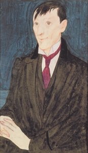 Porträtt av J.D. Innes (1887-1914) (blandade media)