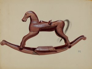 Hobbyhästleksak av Raoul Du Bois