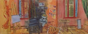 La Frileuse, studio i Perpignan av Raoul Dufy