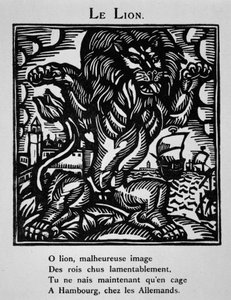 Lejonet - i "Le Bestiaire ou cortège d