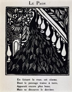 Le peacock - i "Le Bestiaire ou cortege d