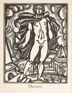 Orfeus, illustration från "Le Bestiaire ou Cortège d