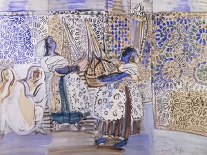 Mottagning på Marrakesh; Mottagning på Marrakesh av Raoul Dufy