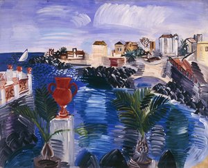 Siciliansk landsbygd; Paysage de Sicile, ca 1922-23 (olja på duk)