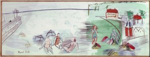 Stranden av Raoul Dufy