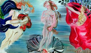 Venus födelse, ca 1940 (olja på pannå)