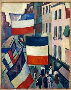 The Bulwark Street den 14 juli av Raoul Dufy
