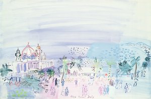 Kasinot i Nice, ca 1936 (gouache  akvarell på papper)