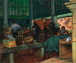 Fiskmarknaden, Marseille av Raoul Dufy