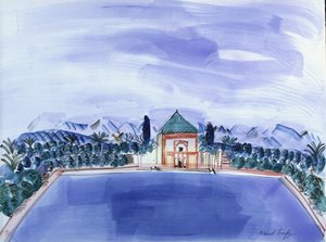 Poolen på Menara av Raoul Dufy