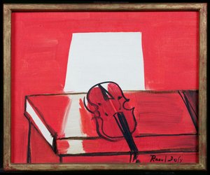 Den röda violinen av Raoul Dufy