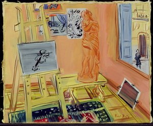 The Studio, ca 1942 (olja på duk) av Raoul Dufy