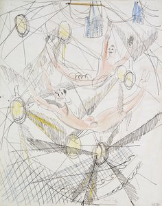 Trapezen; Les Trapezistes av Raoul Dufy