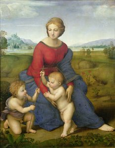 Madonna på ängen av Raphael