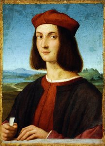 Porträtt av Pietro Bembo (1470-1547) - peinture de Raphael (Raffaello Sanzio