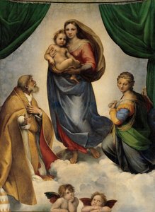 Den sixtinska madonnan. c.1512