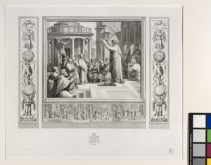 St. Paulus predigt auf dem Areopag