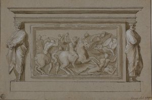 Förslag till begravningsmonument för Marchese Francesco Gonzaga av Raphael