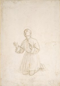 Knästående figur av en ungdom, c1503 av Raphael