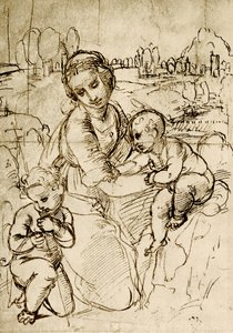 Madonna och barn med St. John av Raffaello Sanzio Raphael