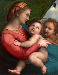 Madonnan med tältet av Raphael