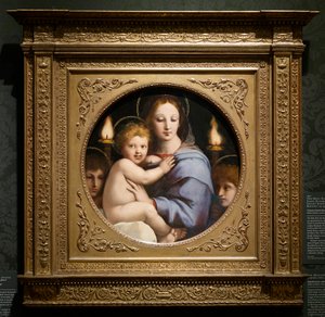 Madonnan med kandelabrarna av Raphael