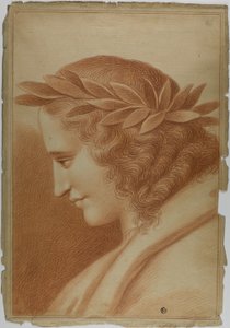 Poet krönt med Laurel av Raphael
