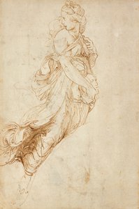 Recto: Study for the Figure of Melpomene, c1500-1520