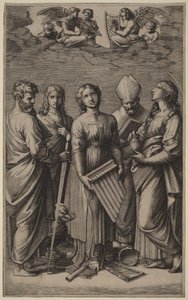 Sankta Cecilia av Raphael