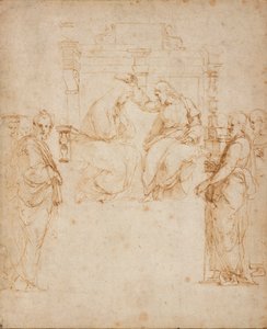 Jungfruns kröning, tidigt 1500-tal av Raphael