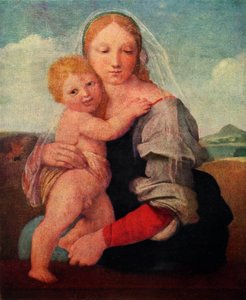 Mackintosh-madonnan, c1510-1512, 1929 av Raffaello Sanzio Raphael
